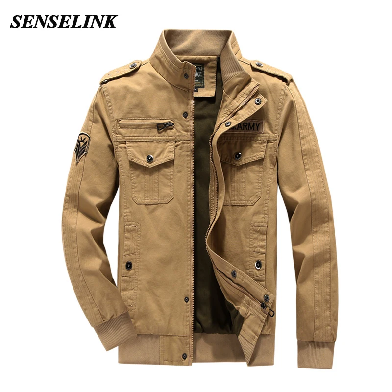 Bomber Jacket Khaki Men Mens Army Jacket Khakis Men Bomber Fur