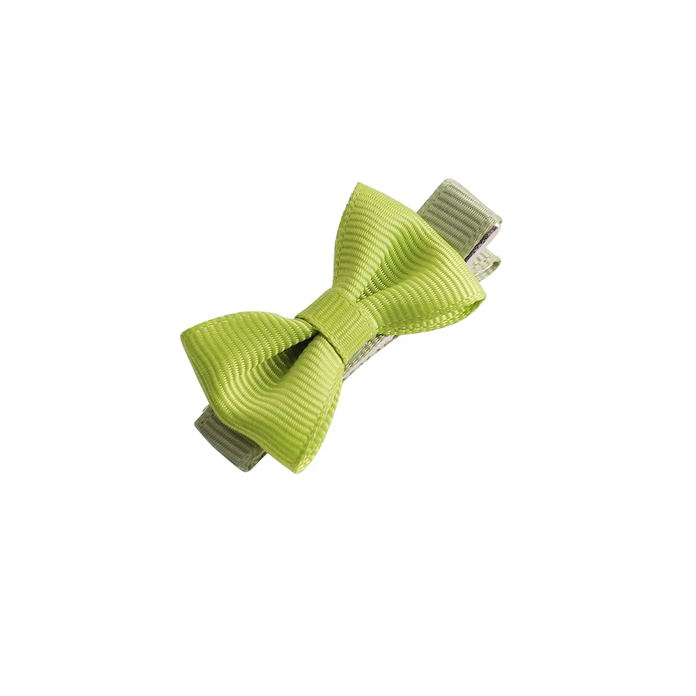 Green hairclip Модные детские заколки для волос карамельного цвета, изысканные аксессуары для волос для девочек, милые резинки для волос, заколка-бант для принцессы, подарок - Цвет: Green hairclip