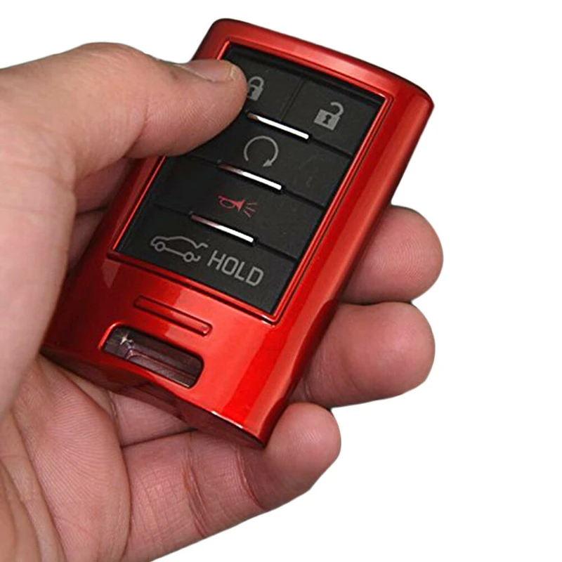 Красный брелок чехол для дистанционного ключа защитная оболочка Cadillac 2014 Up