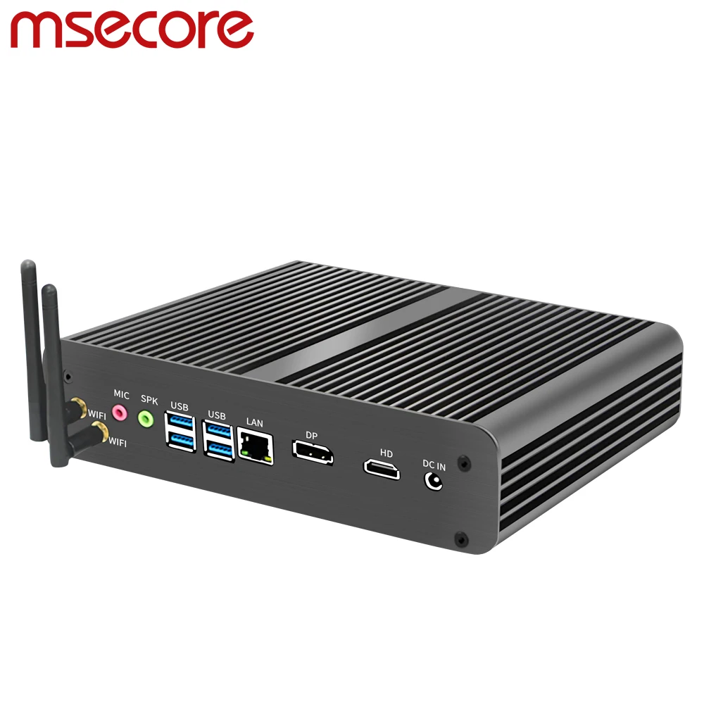 Игровой мини ПК MSECORE i7 10710U Windows 10 настольный компьютер игровой пк промышленный
