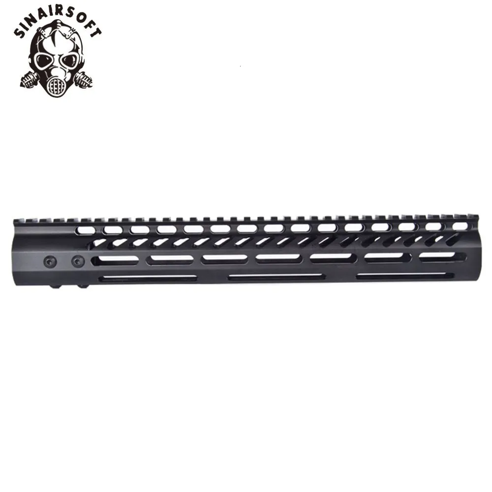 5,56 M-Lok поплавок ультра тонкая рельсовая система Handguard монолитная легкая с бочковой гайкой для страйкбола AEG GBB AR15