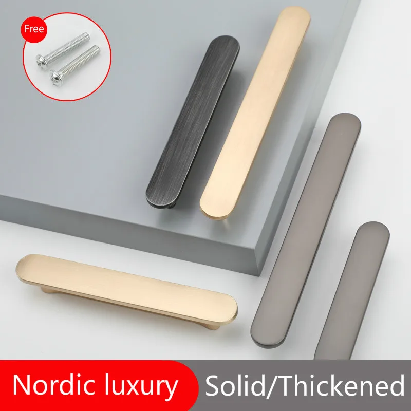European Style Black Simple Modern Furniture Handle Wine Cabinet Cupboard Luxury Golden Drawer Wardrobe Gray Door | Обустройство дома