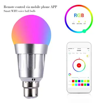 

Hot Sale Magic WiFi Smart Light Bulb E27 LED Light Bulb Color Change Dimmable Compatible With Alexa And Google Assistant 7W