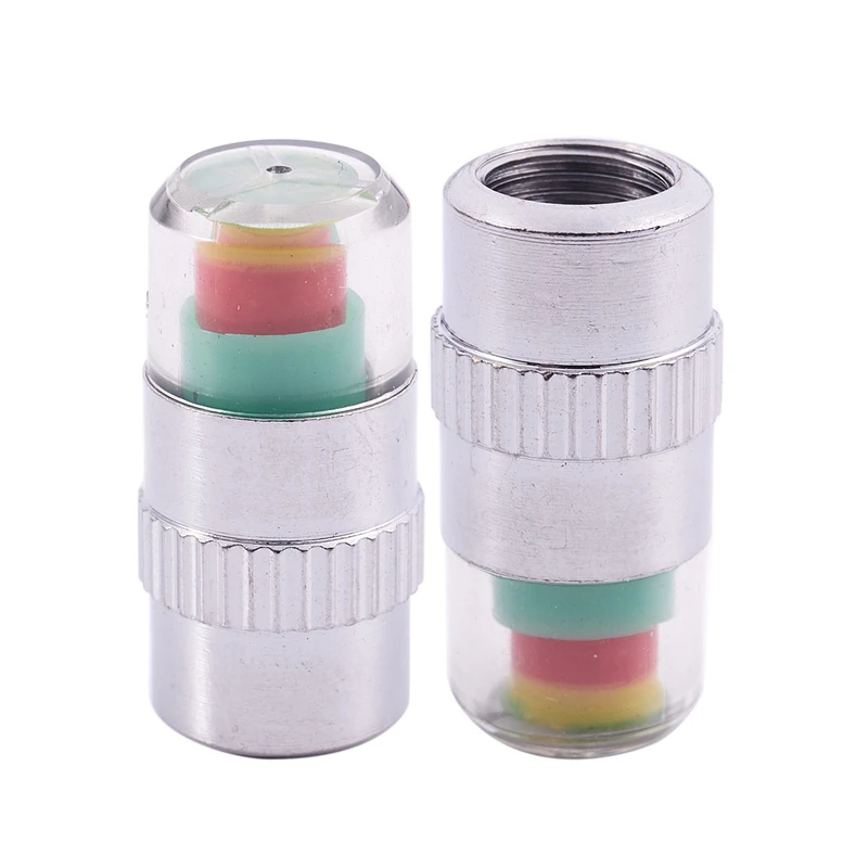 2 шт. Предупреждение ные колпачки для клапана шины автомобиля мотоцикла 4 Бар