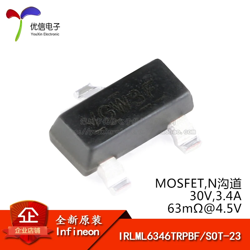 Оригинальные IRLML6346TRPBF СОТ-23 N-channel 30 V/3.4A МОП-транзистор SMD | Автомобили и мотоциклы