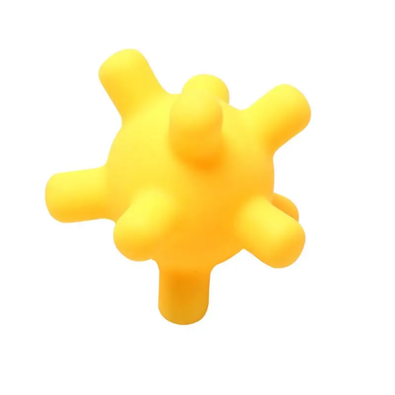 Детская ванна милый захват силиконовый шар для ванной спрей для воды Детская ванна игры для купания инструменты для малышей раннего обучения игрушка для упражнений - Цвет: Цвет: желтый