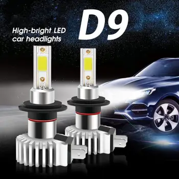 

2 x H7 Car LED Headlight Lights Conversion Kits COB Bulb 100W 26000LM White High Power 6000K Automobiles Accessories