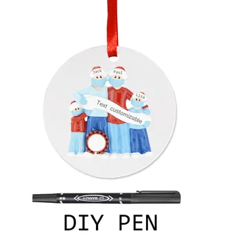 

Personalized Name Christmas Ornament 2020 Family Customized Christmas Decorating Innovative Gift for Family J99Store