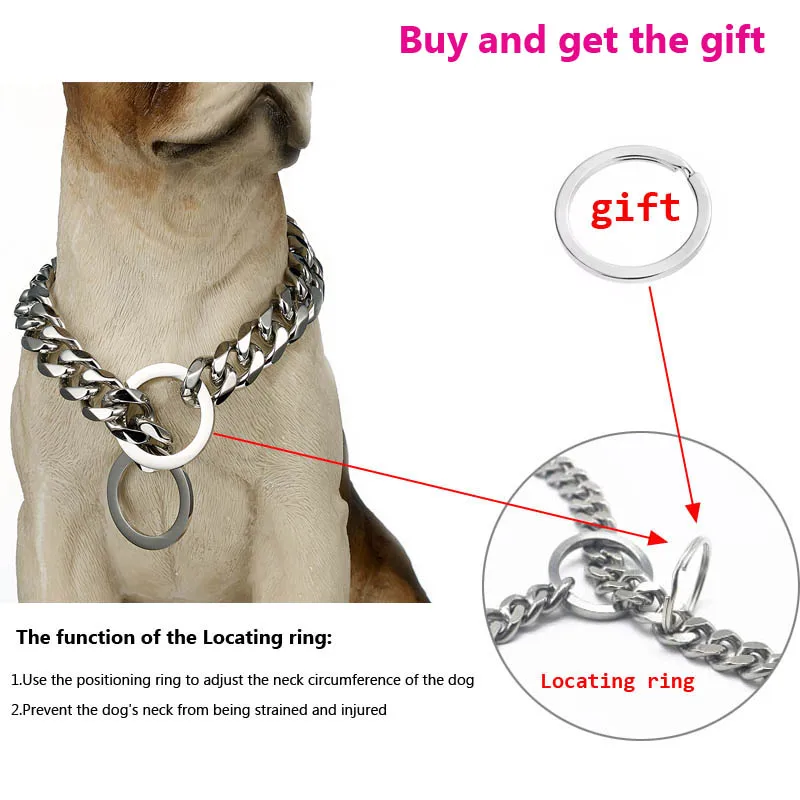 Металлический ошейник для собак 15 мм|choke chain collar|dog collarchoke |