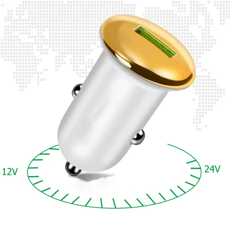 Mi ni USB Автомобильное зарядное устройство Быстрая зарядка 3,0 Автомобильное зарядное устройство для телефона iPhone samsung Xiaomi mi QC3.0 QC Быстрая зарядка мобильного автомобиля