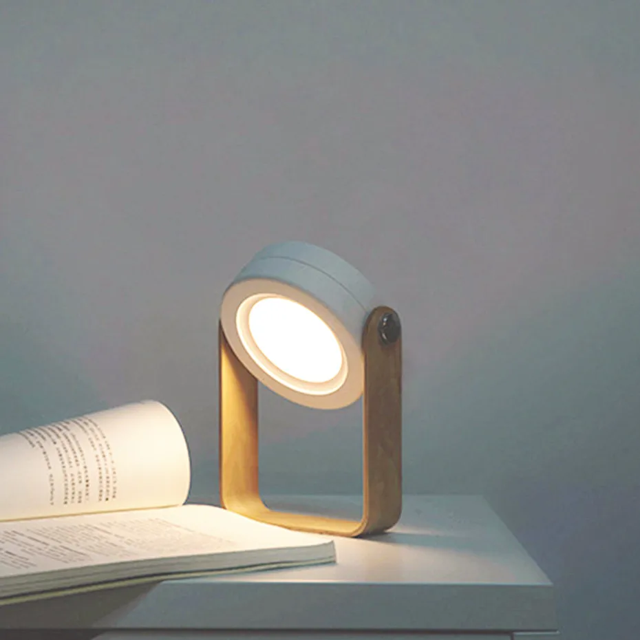 

Touch Sensor Table LED Lamp 3 level Dimmable Reading Study Desk Light USB Rechargeable luminaria de mesa escritorio D4