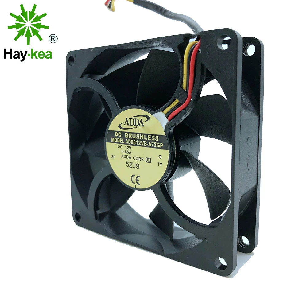 Для ADDA 8025 80 мм x 25 AD0812VB A72GP 12 В 0.65A ветровой корпус сервера солнечного инвертора