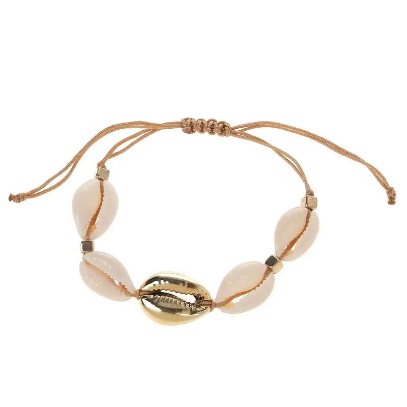 

Boho Natural Abalone Shell Friendship Bracelets Beach Seashell Women Jewelry U50C