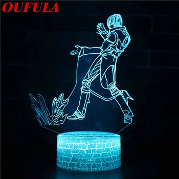 

AOSONG Night LED Lights Novelty 3D lamp Cute Toy Gift 7 ColorCartoon Atmosphere Lamp For Children Kids Room