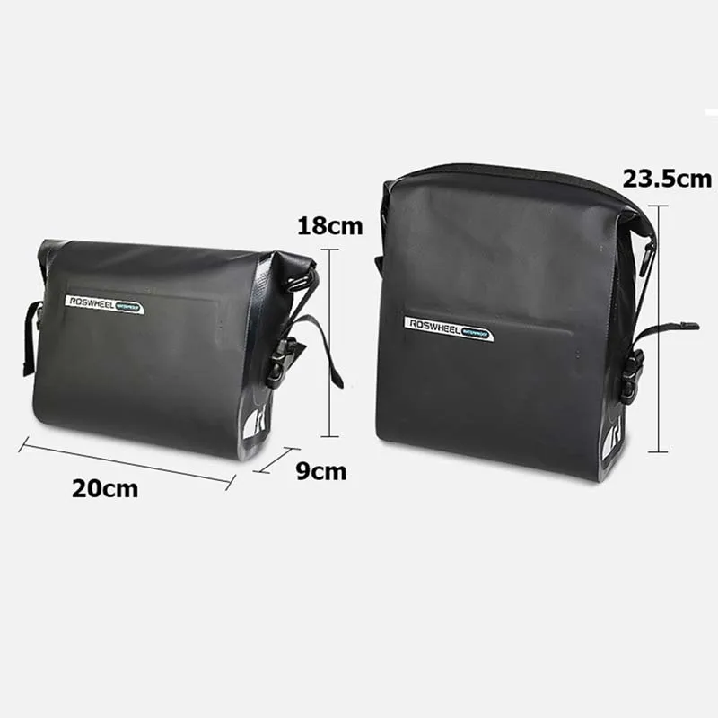 Discount Bicycle Bag PVC Waterproof Bike Front Frame Bags Foldable MTB Bike Handlebar Repair Tool Pocket Cycling Tube Shoulder Bag BC0146 3