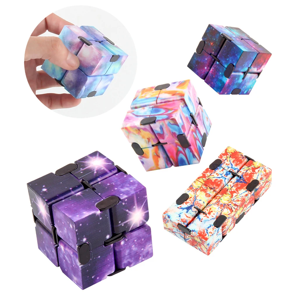 Infinity Cube - Magic Endless Folding Fidget Toy - Flip Over and Over