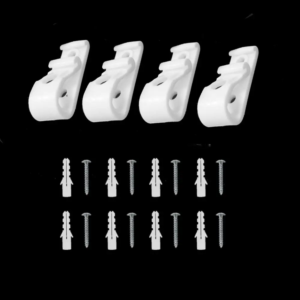 4PcsSafetyRollerShadeChainCordGuideFixationHooksforVertical