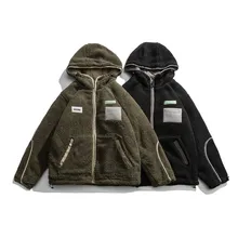 19 зима японский ретро хлопок мужская дикая простая теплая хлопковая Повседневная куртка с капюшоном