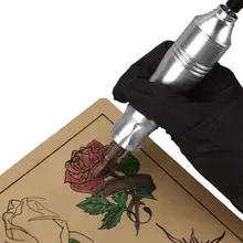 Двойное кольцо Шестигранная профессиональная насадка для татуировочной машины тихий двигатель тела художественные принадлежности для макияжа татуировки аксессуары серебро