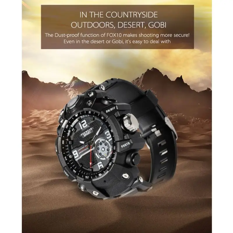 New FOX10 Voice/Audio USB Recorder Mini Sport Camera Watch HD Camcorder for smart watch