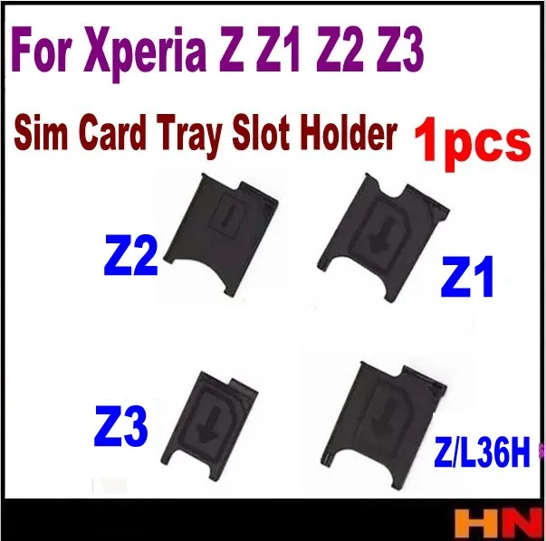 1 шт. держатель слота для Sim карты Sony Xperia Z L36 L36H LT36 C6602 C6603 Z2 Z3 Z1|Шлейфы мобильных