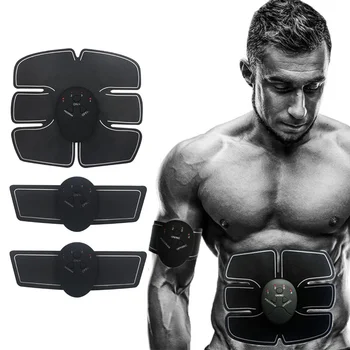 

Battery Muscle Stimulator Abdominal Stimulation Muscle Exerciser Training Body Slimming Machine Fat Burning Fitness Tool