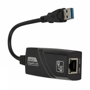 

Hight Speed USB 3.0 to Gigabit Ethernet RJ45 LAN (10/100/1000) Mbps Network Adapter For MacBook Air For PC Laptop