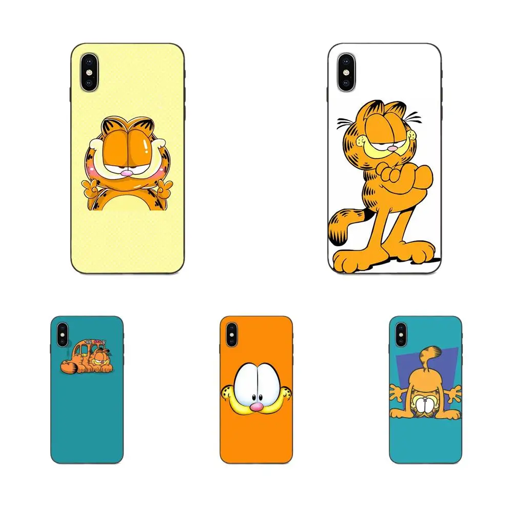 Cell Phone Case Cartoon Garfield For Galaxy A8 A9 Star Note 4 8 9 10 S3 S4 S5 S6 S7 S8 S9 S10 Edge Lite Plus Pro G313 | Мобильные