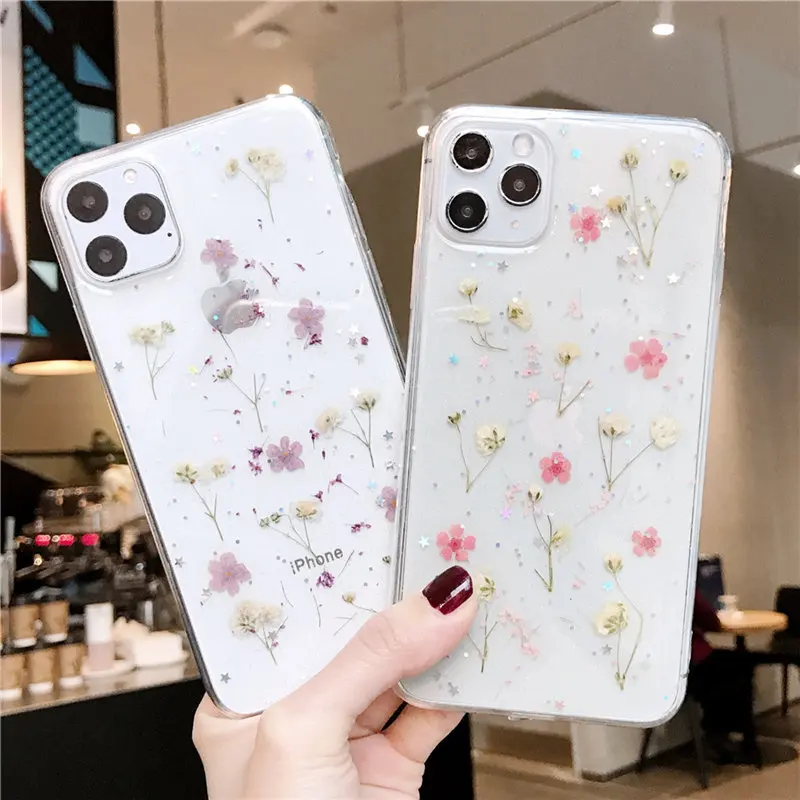 Чехол Ottwn с блестками для iPhone 11 Pro SE 2020 X XR XS Max 8 7 Plus прозрачный мягкий ТПУ чехол