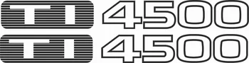 

For 2Pcs Nissan GU Patrol TI 4500 replacement decals stickers any colours