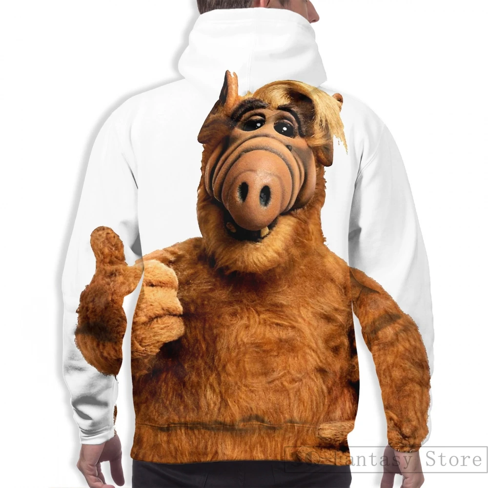 Мужские толстовки, свитшоты для женщин funny Alf(4) с принтом Повседневная Толстовка с капюшоном Streatwear