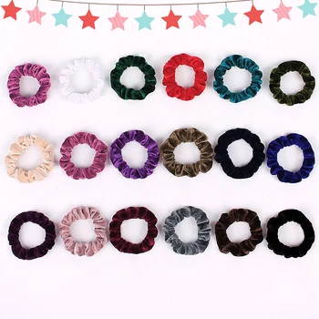 

12 Colors Satin/Velvet Scrunchie Elastic Hairband for women Hair Ties Gum Headband Hair Rope Ponytail Holder Hair Accessories