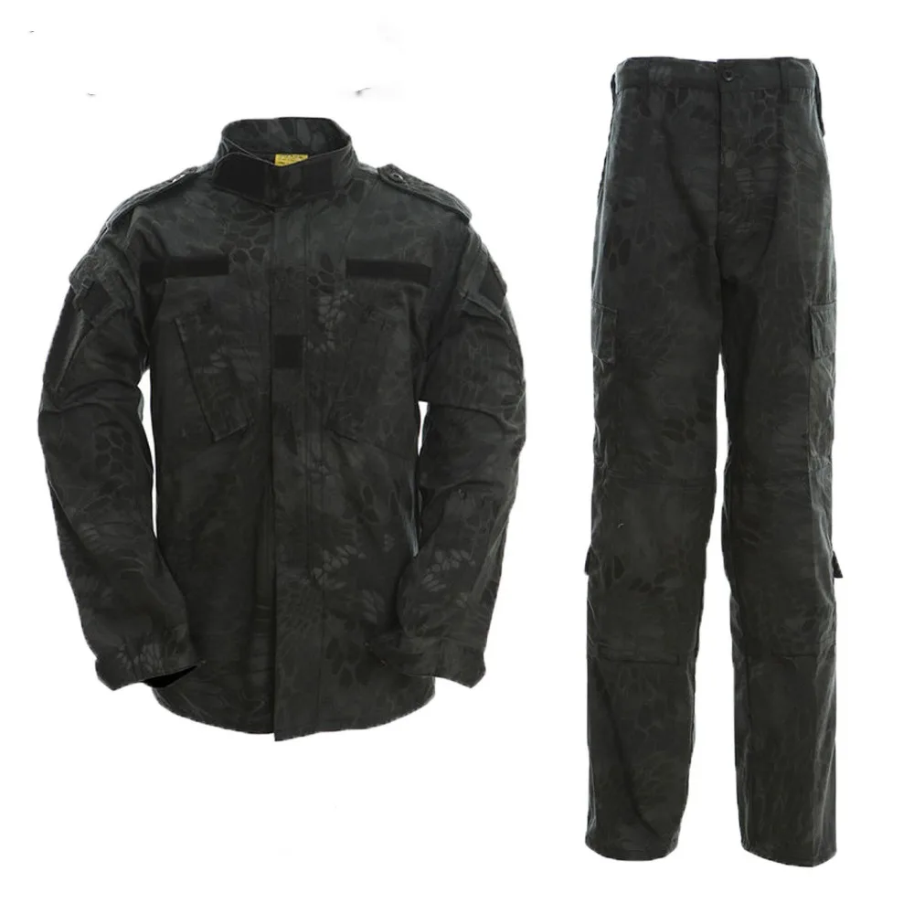 Tactical Multicam Black Uniform Camouflage Suit Tatico Tactical