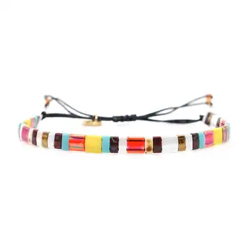 

Bracelet Women Miyuki Bracelets Summer Beach Jewelry Janpan Imported Tila Beads Pulseras Mujer Femme Handmade Gift