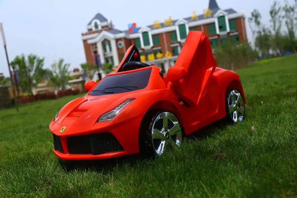Детский Электрический четырехколесный двухдверный спортивный автомобиль, электрический автомобиль для детей, игрушечный электрический автомобиль - Цвет: Single Drive