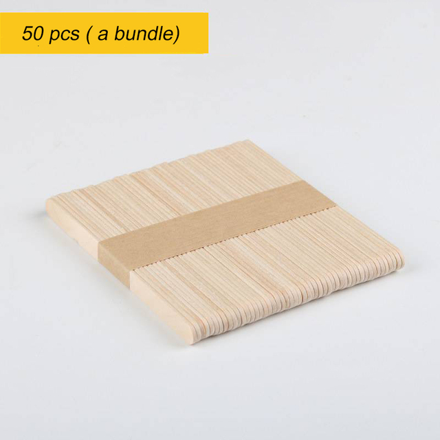 Popsicle Sticks Natural Wooden Pop Popsicle Sticks 11.4CM Length Wood Craft Ice Cream Sticks Popsicl Accesorios