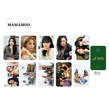 

10pcs Kpop MAMAMOO Photograph Mini 10 Album TRAVEL HD Photocard Paper Lomo Card Poster Collective Cards