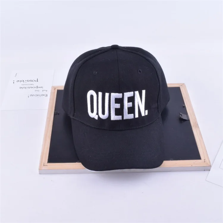KING QUEEN бейсболки с вышивкой Lover для мужчин и женщин бейсболка чёрная хип-хоп кепка Snapback шапки, chapeau Мужская кепка hat0031 - Цвет: 8