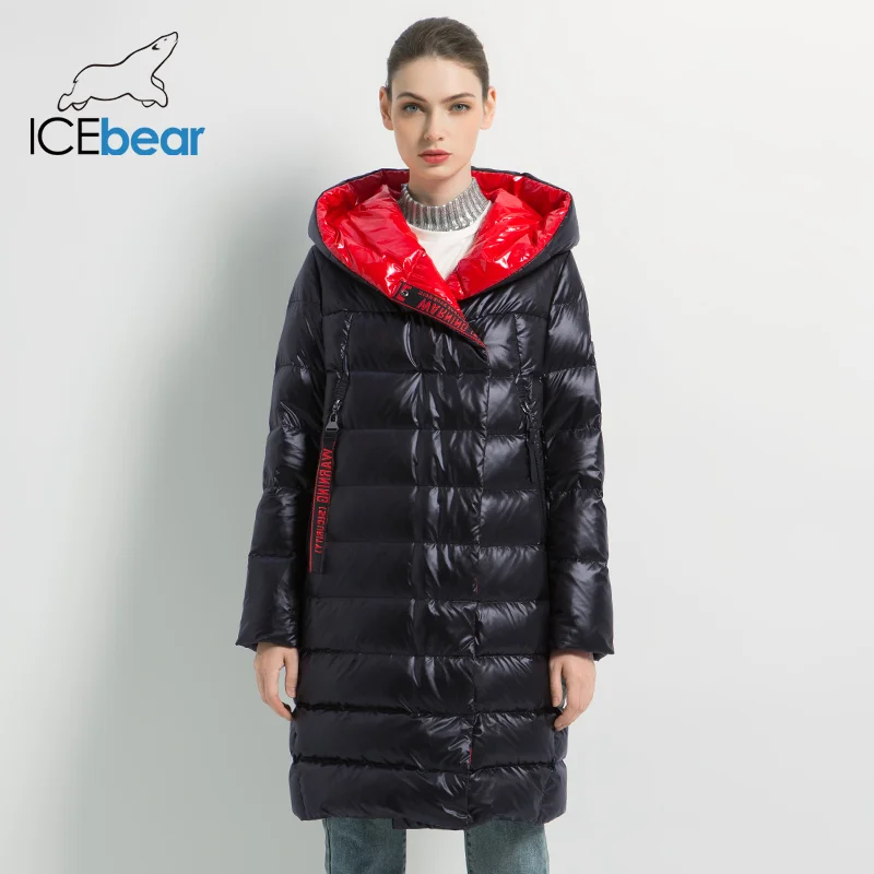 Achat ICEbear 2019 femmes hiver décontracté veste mince femmes mode manteau de haute qualité nouveau manteau d hiver pour femmes GWD19505I