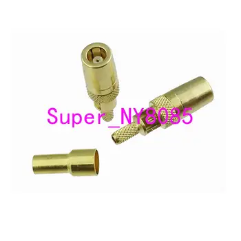 

10pcs Connector SMB female jack pin window crimp for RG316 LMR100 RG174 COAXIAL