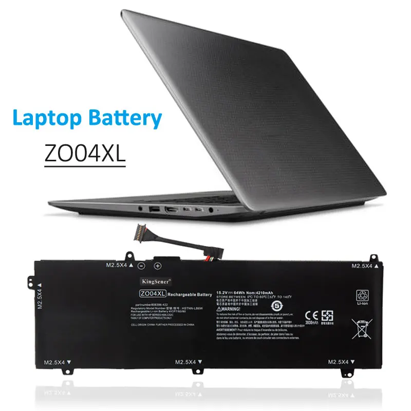 Bateria do Portátil de Kingsener 15.2v 64wh Zo04xl para hp Zbook Studio g3 g4 808396421 808450001 Hstnn-cs8c Hstnn-c88c Hstnn-lb6w Zo04 - Imagem 2