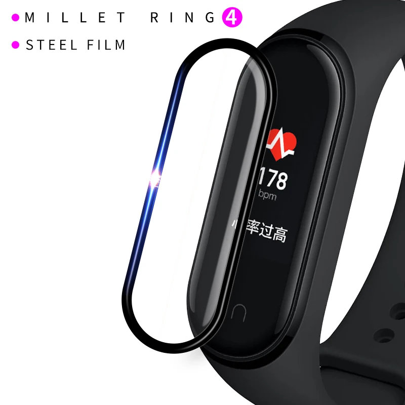 Защитная пленка для mi band 4 3 ремешок Взрывозащищенный/Устойчивый к царапинам
