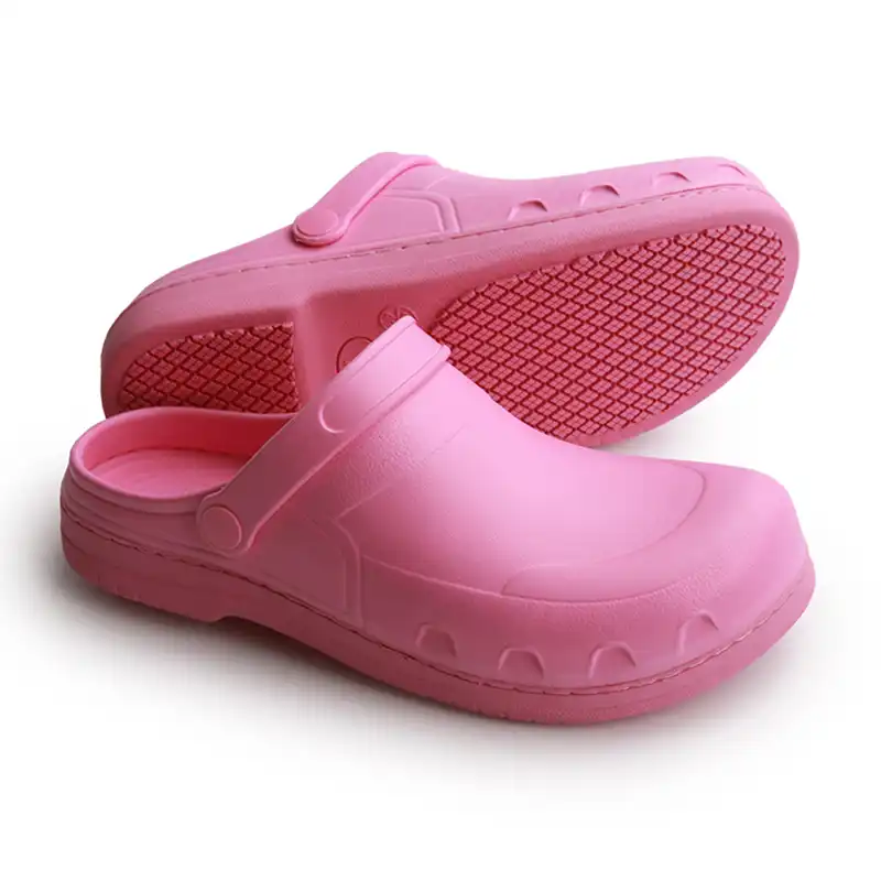 pink nurse clogs