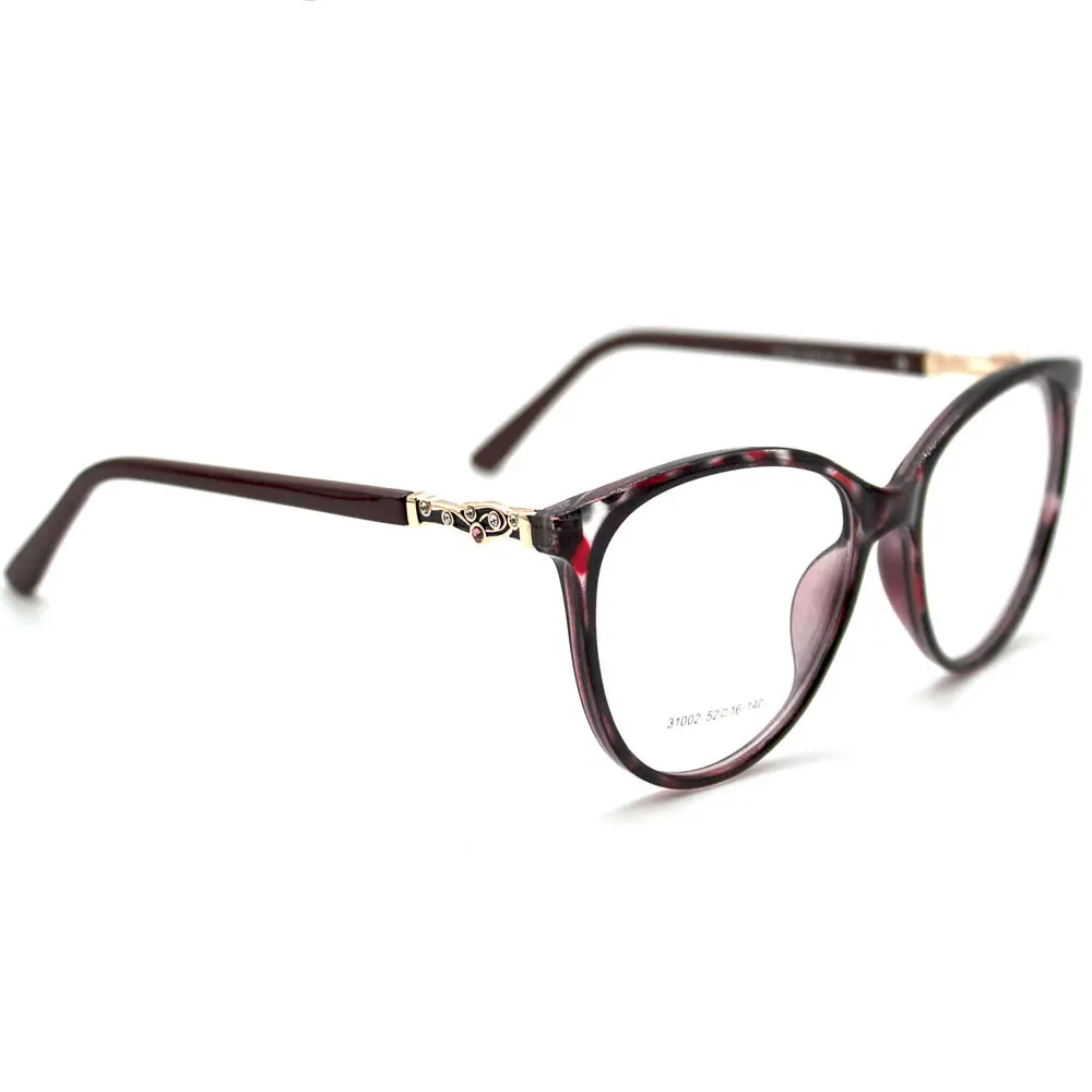 

LuckTime Casual Fashion Women's Glasses Frame Retro Round Myopia Glasses Frame Women Lucky Time Prescription optical frame 31002