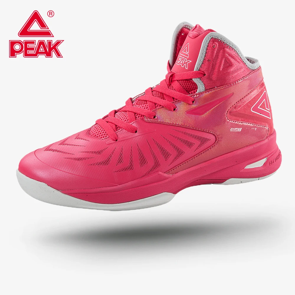 

PEAK Adult Male Basketball Shoes FIBA Soaring II High Ankle Protect Safety Basketball Sneaker Professional Cushioning Footwear