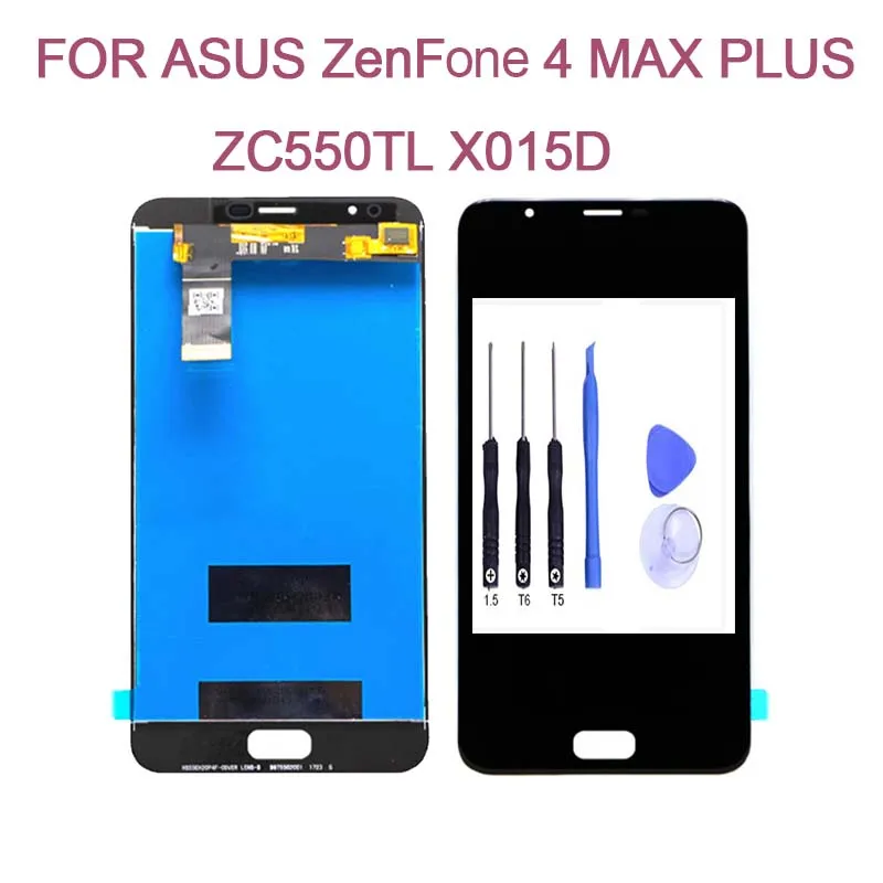 

Touch Screen + LCD Display For ASUS Zenfone 4 Max Plus 5.5 inch ZC550TL X015D Digitizer Replacement With Tools