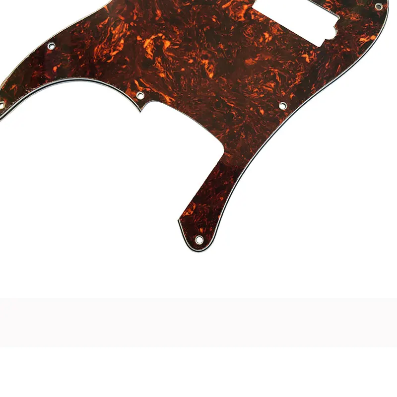 Pleroo на заказ гитара pickgaurd-для роскошной P бас гитары Pickguard царапина пластина, 4 слойный коричневый Tortosie