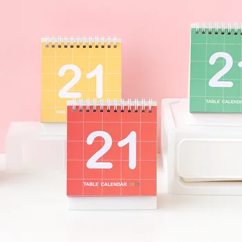 

Mini Size 2021 Multiple Table Calendar Memo Pad 11*13.5*7cm Creative New Year Gift