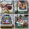 Baby Activity Cube Toddler Toys 7 in 1 Educational Shape Sorter Musical Toy Bead Maze Counting Discovery Toys For Kids Learning 5