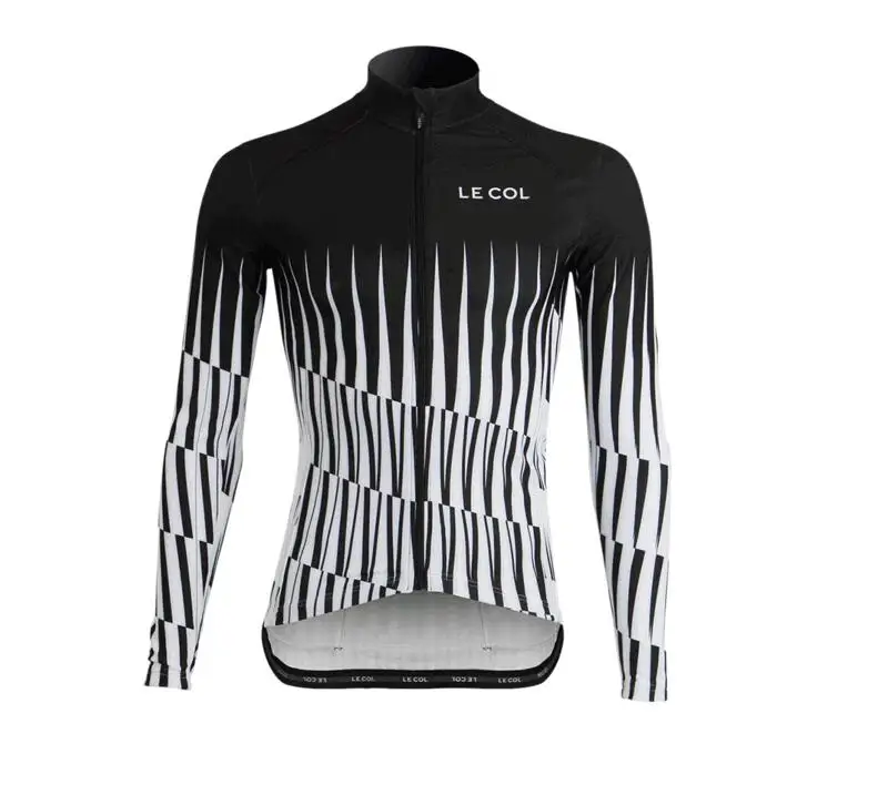 Pro Spring autumn Cycling Jersey Long Sleeve lightweight Pro fit bicycle jerseys mtb bike clothes Maillot ciclismo hombre - Цвет: pic color